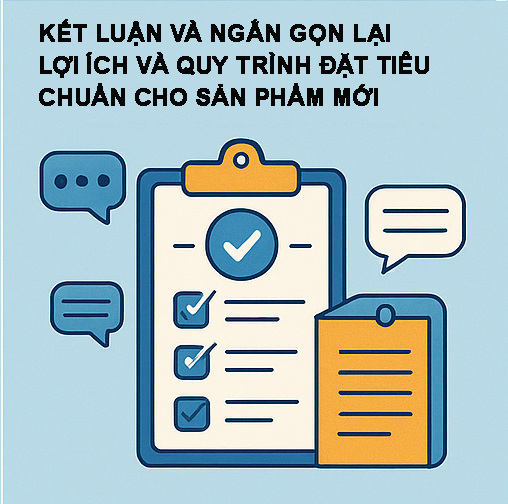 tiêu chuẩn cho sản phẩm mới