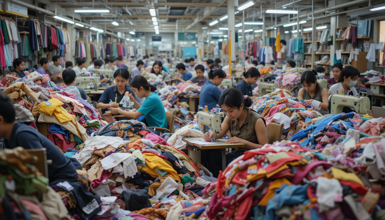 tái chế rác thải dệt may