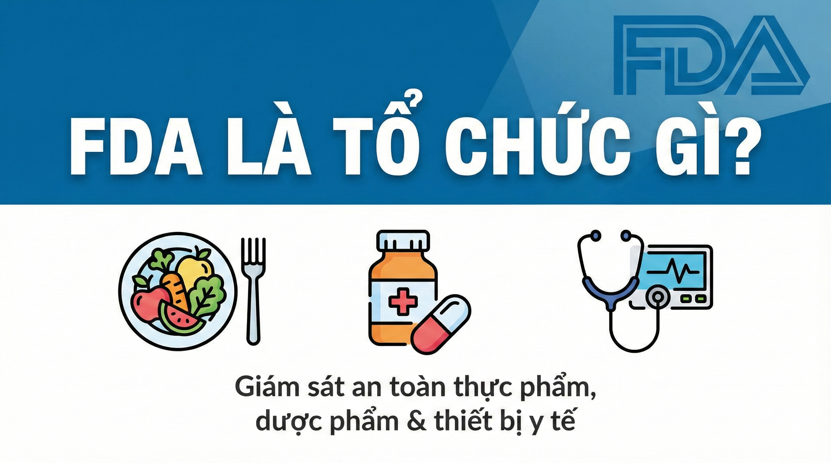 FDA là tổ chức gì? Vai trò, phạm vi quản lý & hướng dẫn đăng ký FDA khi xuất khẩu sang Mỹ