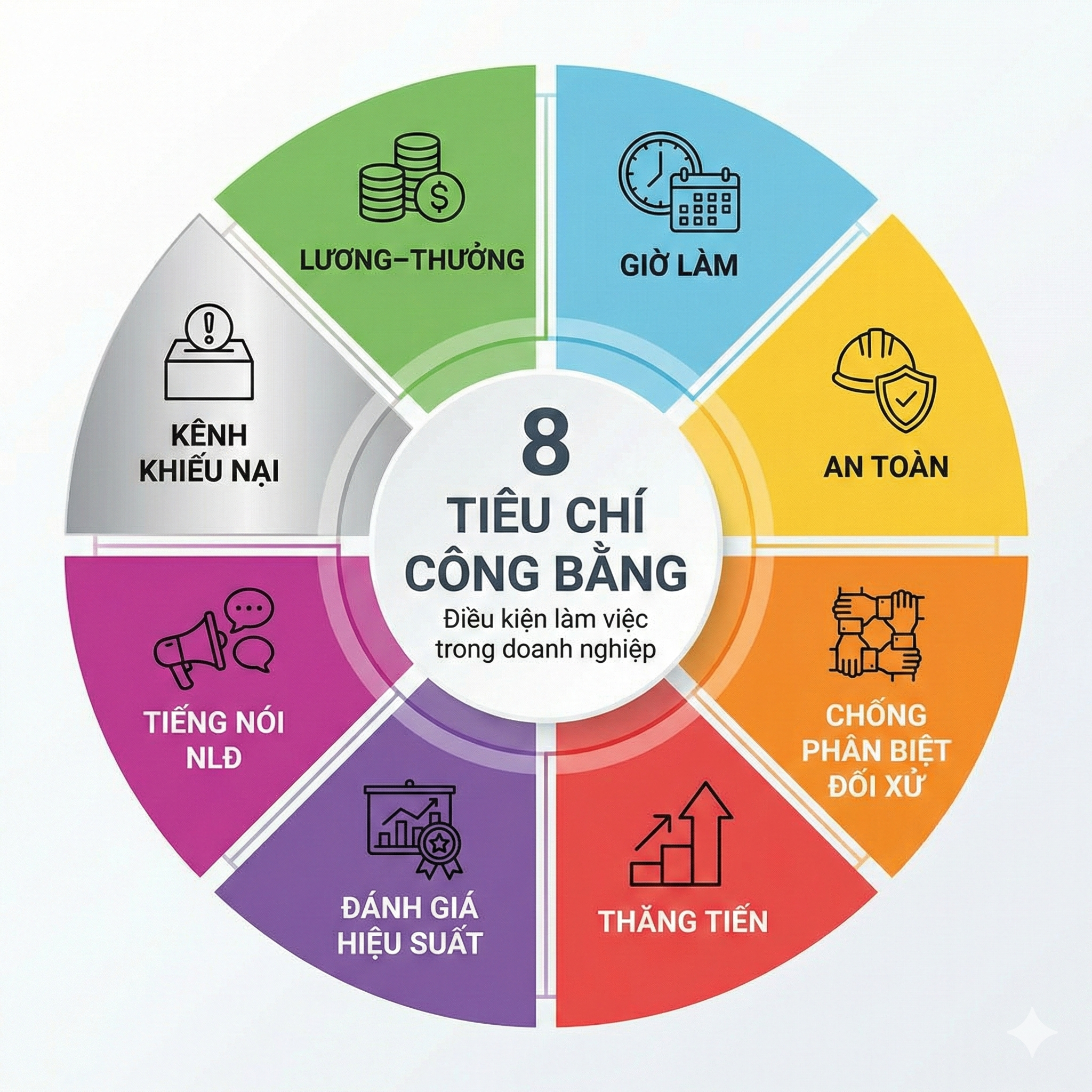 Điều kiện làm việc công bằng là gì? 8 tiêu chí & cách áp dụng tại doanh nghiệp