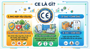 Tiêu chuẩn chất lượng CE là gì? Điều kiện & quy trình CE Marking
