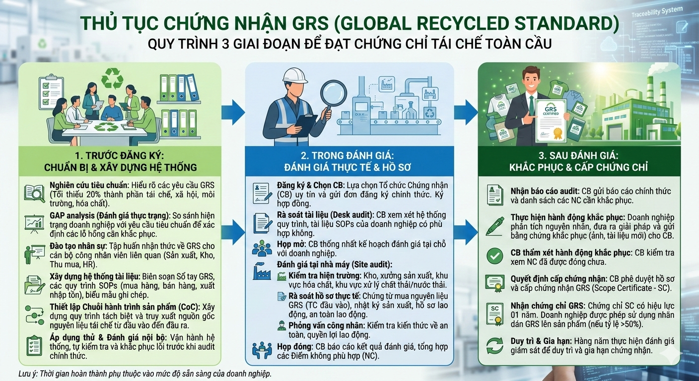 Thủ tục xin chứng nhận GRS