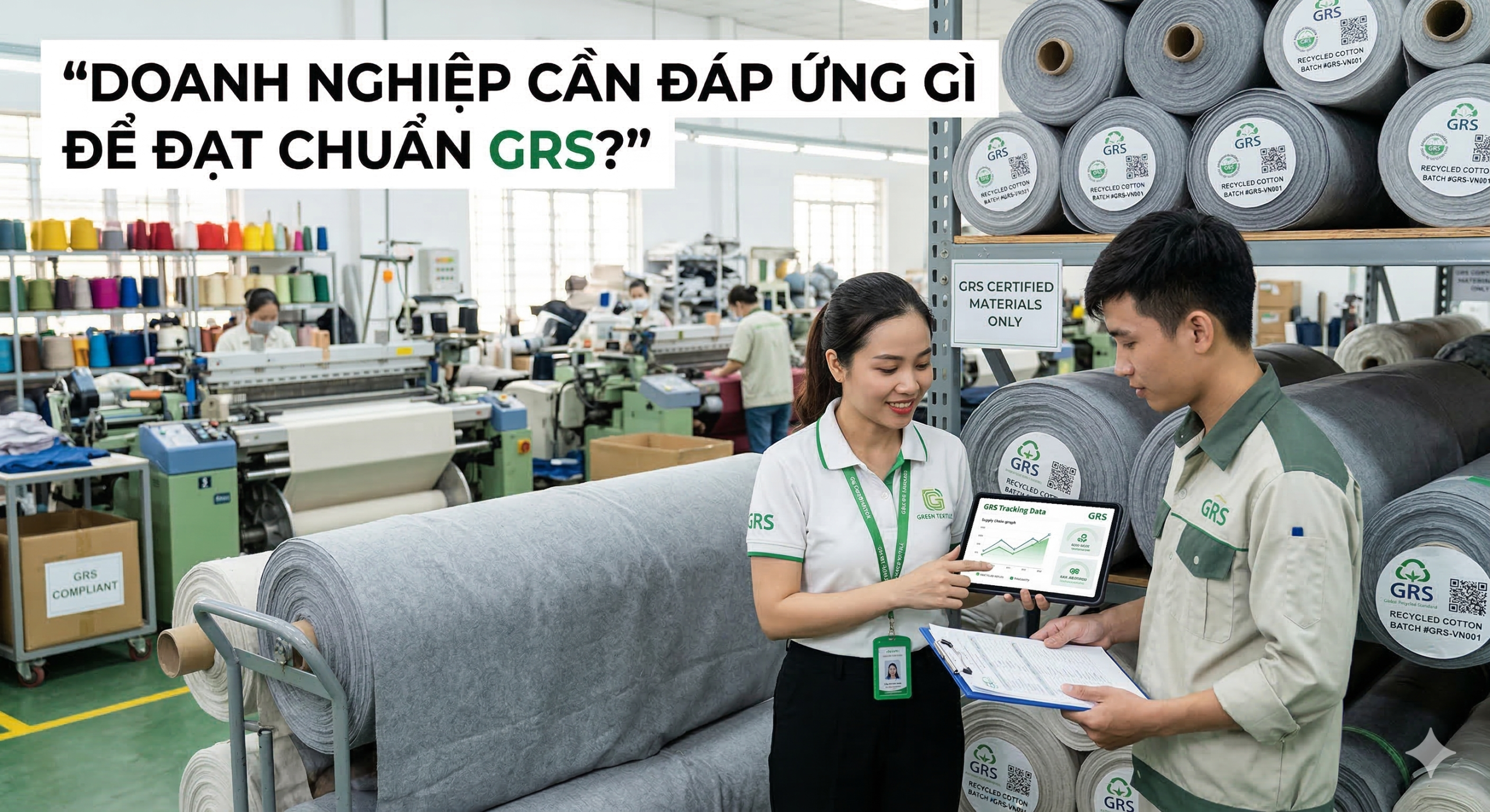 Yêu cầu cụ thể để đạt chuẩn GRS: Doanh nghiệp cần đáp ứng những gì?