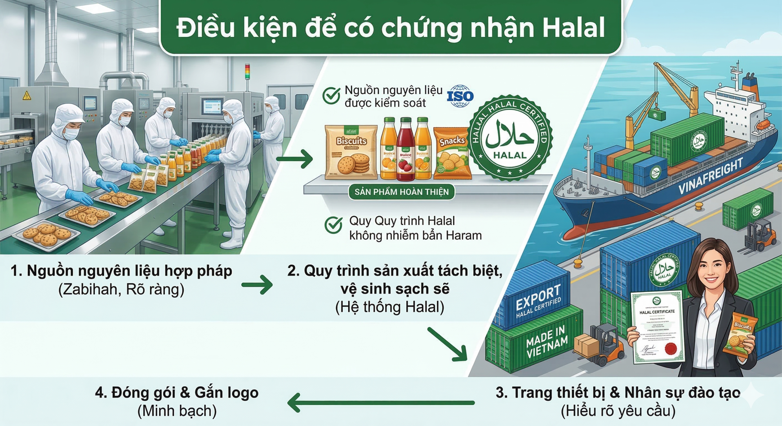 Điều kiện để có chứng nhận Halal: Doanh nghiệp cần chuẩn bị gì để được cấp chứng nhận?