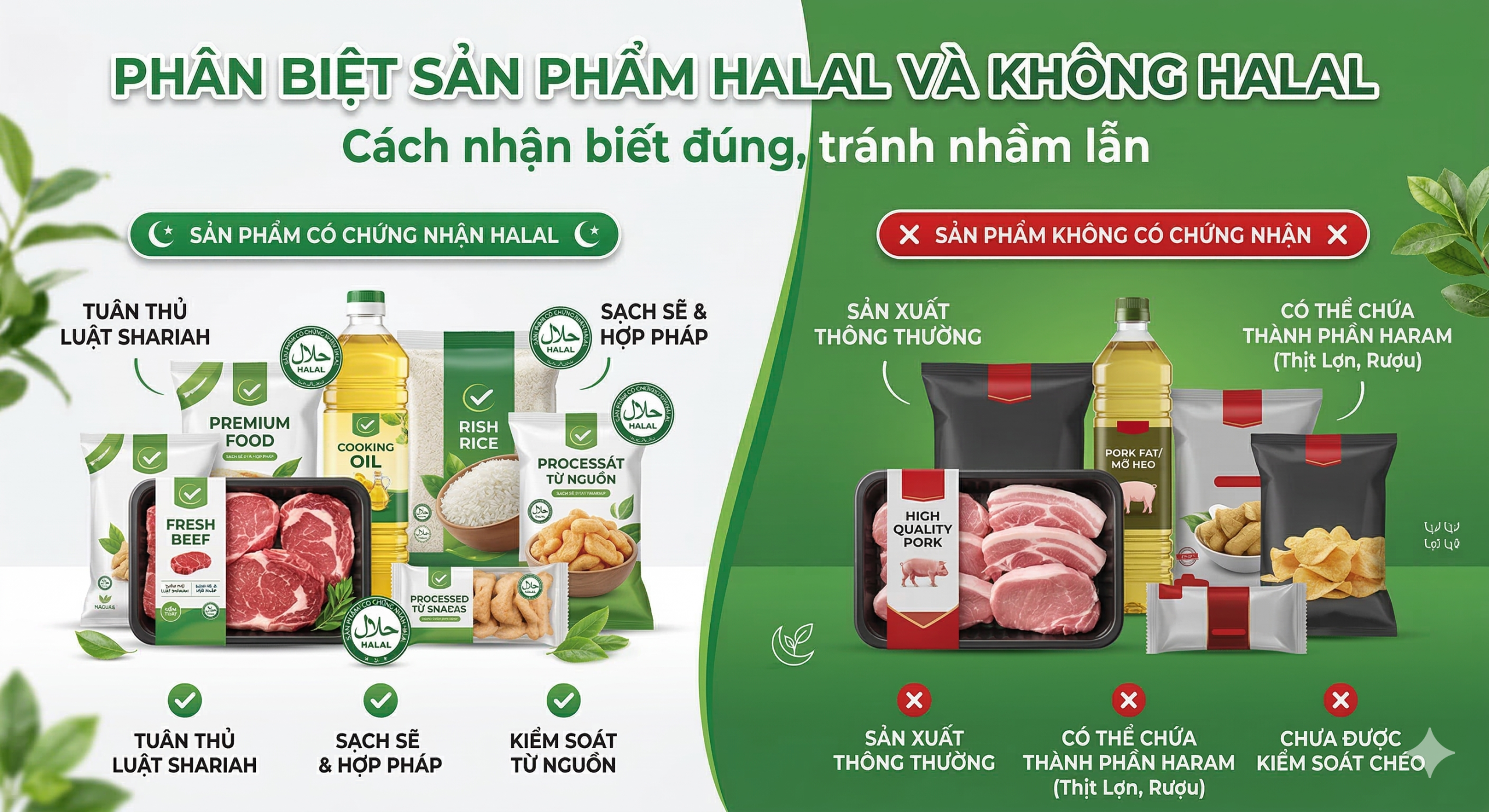 Phân biệt sản phẩm Halal và không Halal: Doanh nghiệp và người tiêu dùng cần biết gì?