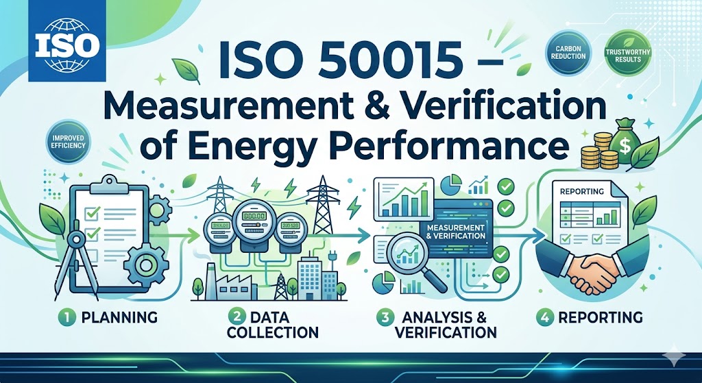 Tiêu chuẩn ISO 50015 là gì? Hướng dẫn Đo lường & Xác minh Hiệu quả Năng lượng (M&V) 2026