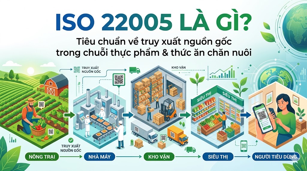 Tiêu chuẩn ISO 22005 là gì? Hệ thống truy xuất nguồn gốc trong chuỗi thực phẩm & thức ăn chăn nuôi